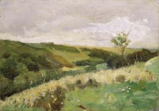 Guy Rose - Giverny Hillside