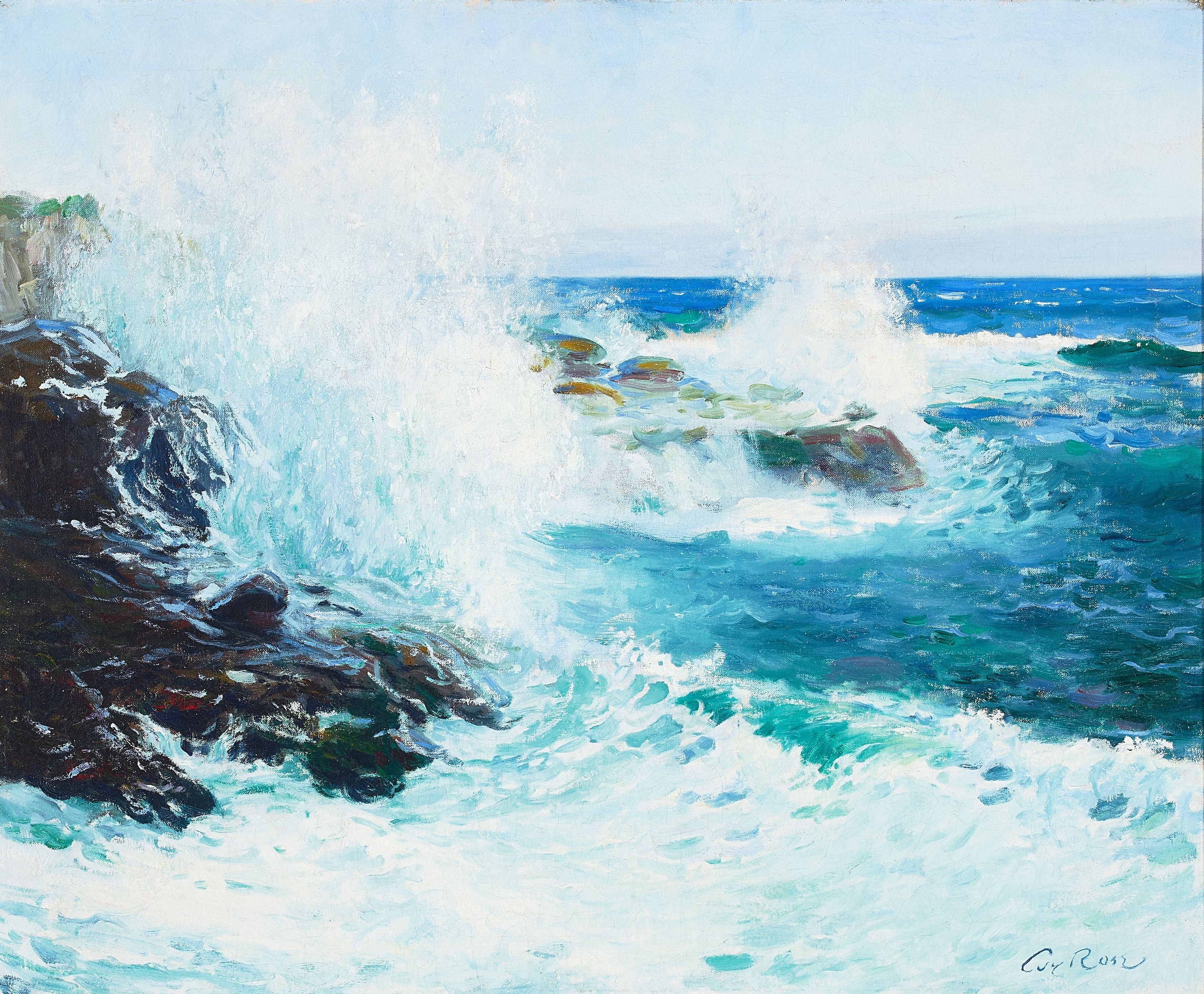 Guy Rose - The Sea, Laguna 24 x 29 1/4 in. framed 33 3/4 x 38 3/4 in.