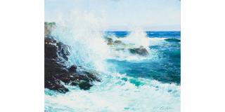 Guy Rose - The Sea, Laguna 24 x 29 1/4 in. framed 33 3/4 x 38 3/4 in.