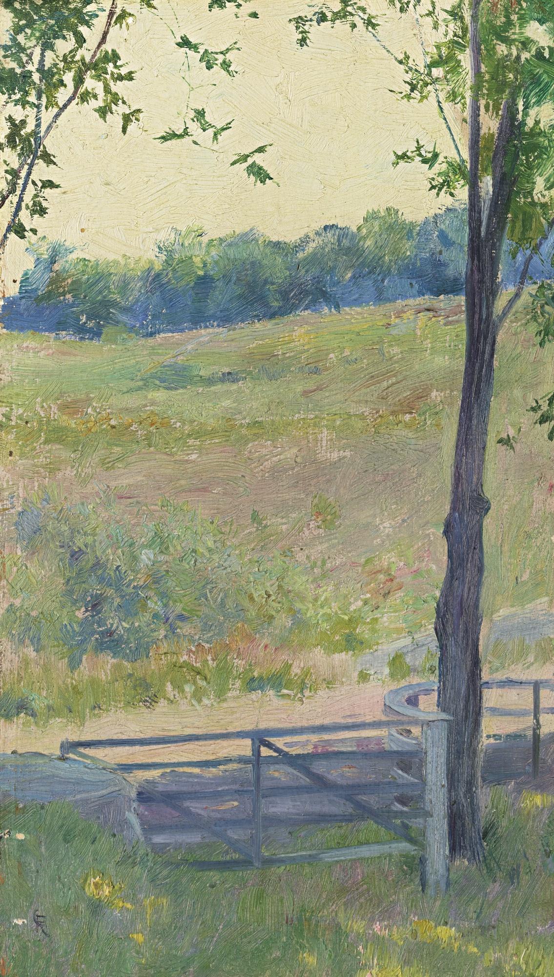 Guy Rose - Untitled (Spring Landscape)