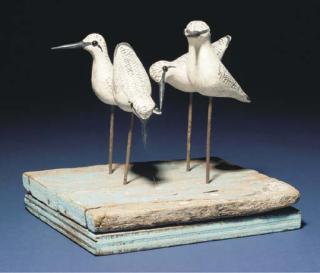 Guy Taplin - Four Sanderlings