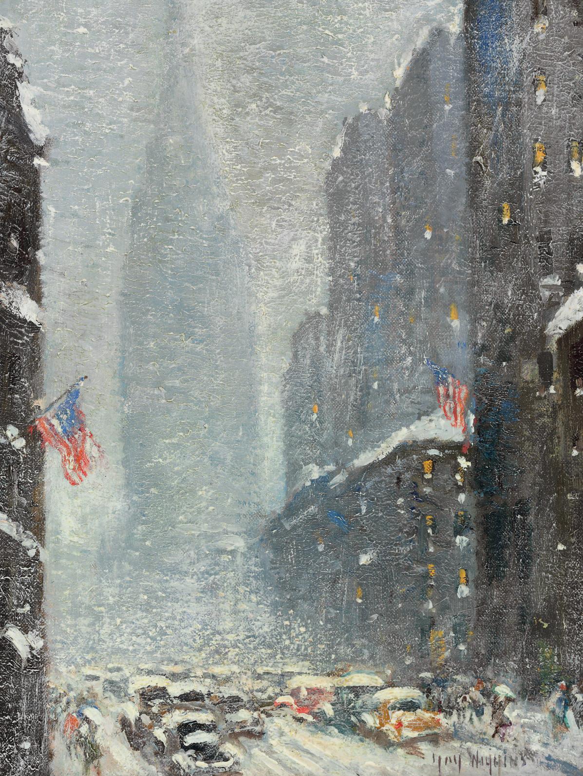 Guy Wiggins - Empire State Building, Winter