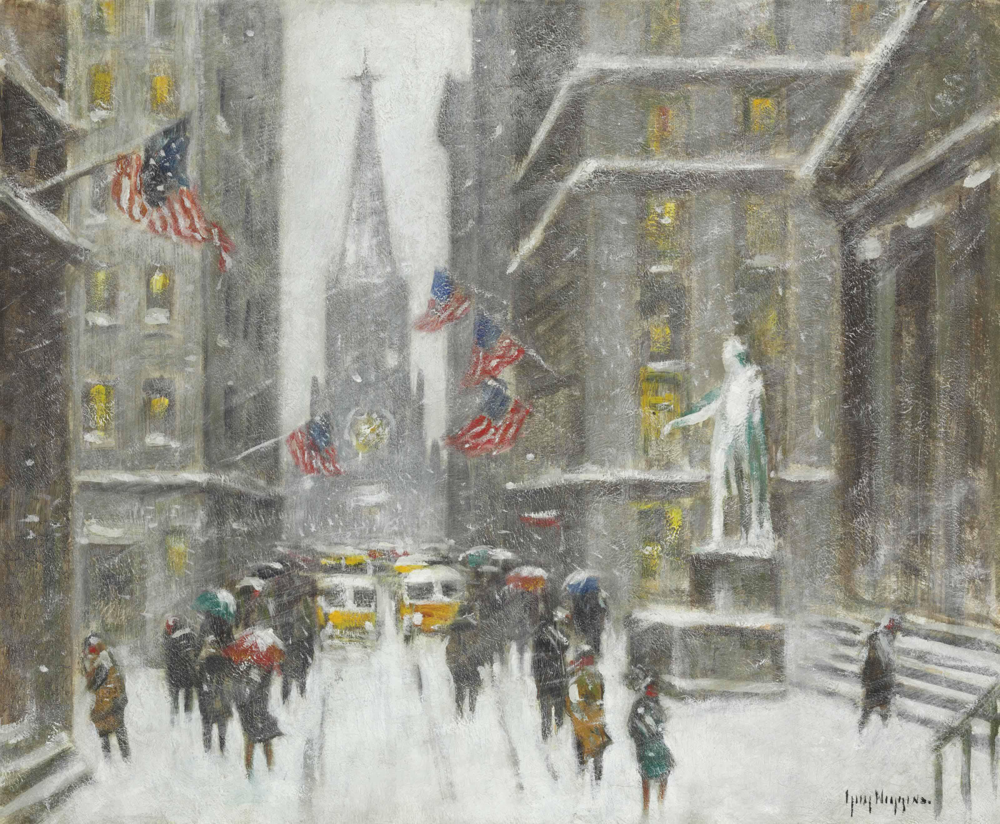 Guy Wiggins - Wall St., Winter