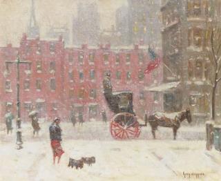 Guy Wiggins - Winter Along 59Th Street
