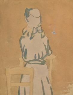 Gwen John - Girl In Pink Praying