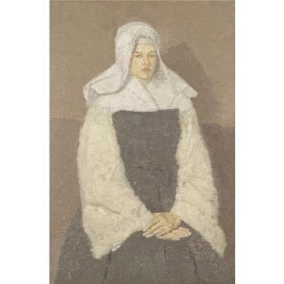 Gwen John - Portrait Of A Young Nun
