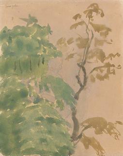 Gwen John - Treetops against a Pink Sky