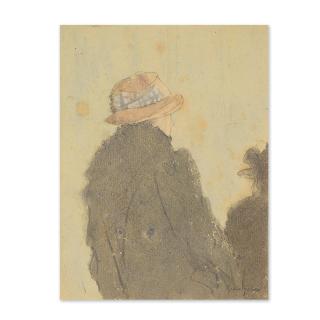 Gwen John - Woman in hat and scarf