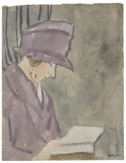 Gwen John - Woman Reading A Book