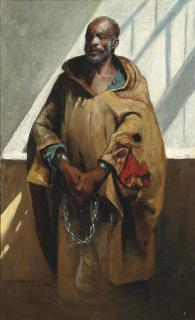 Gyala Tornai - At the slave market, Tangier