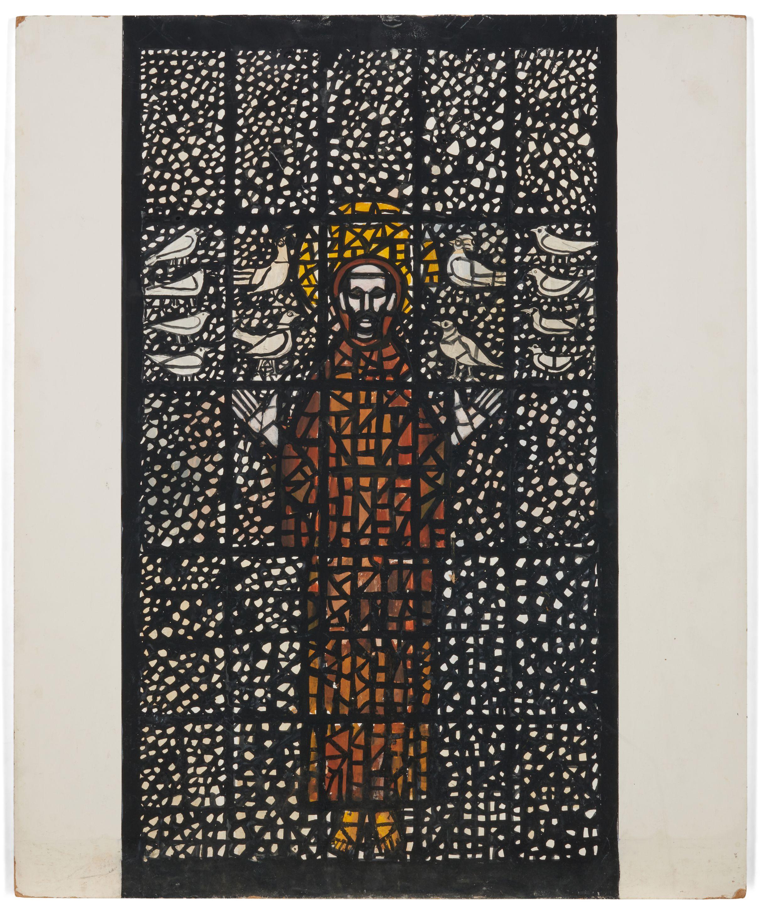 Gyorgy Kepes - Stained Glass studies - 16 panels