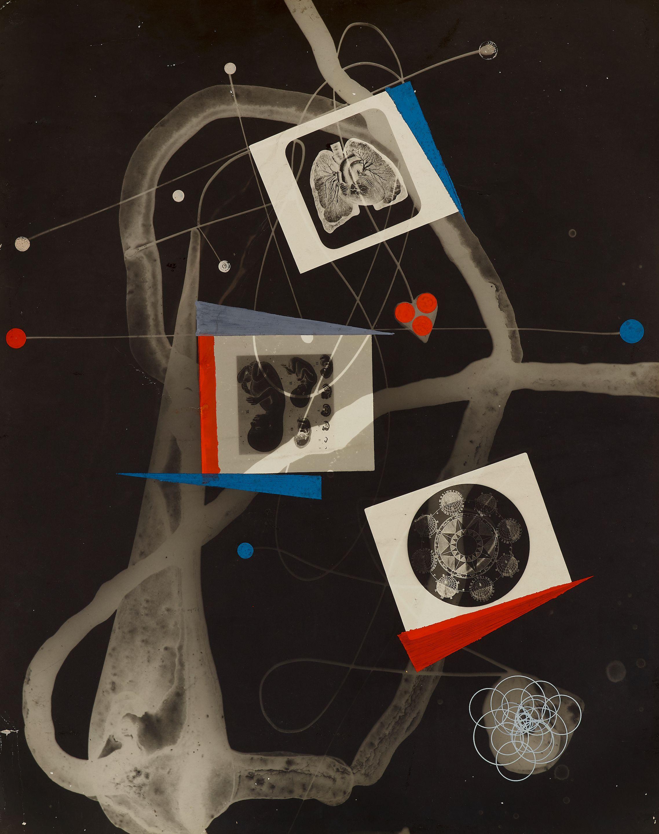 Gyorgy Kepes - Untitled Photogram; and Shadow Collage 2