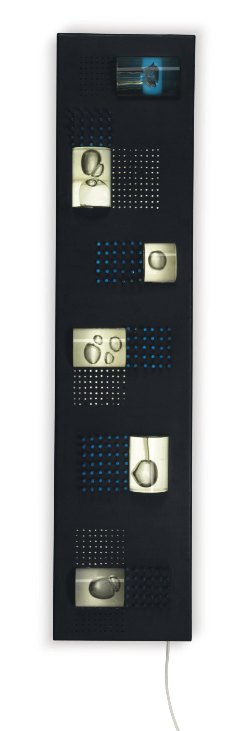 Gyula Kosice - Relieve lumínico azul