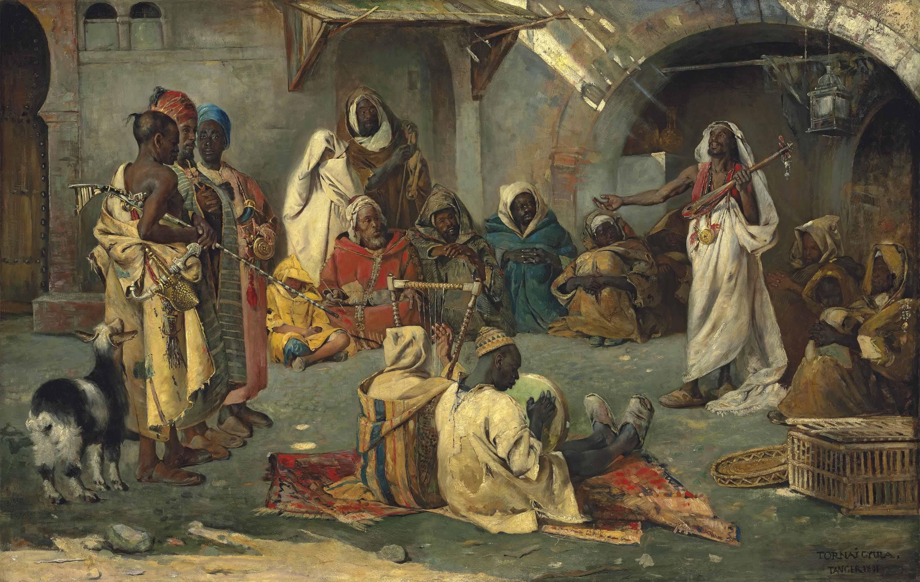 Gyula Tornai - Travelling Musicians, Tangier
