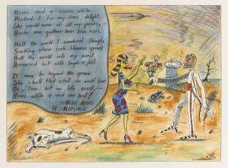 H. C. Westermann - Blue Roses