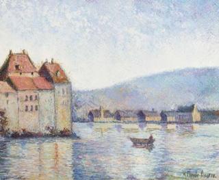 H. Claude Pissarro - Bord du Lot