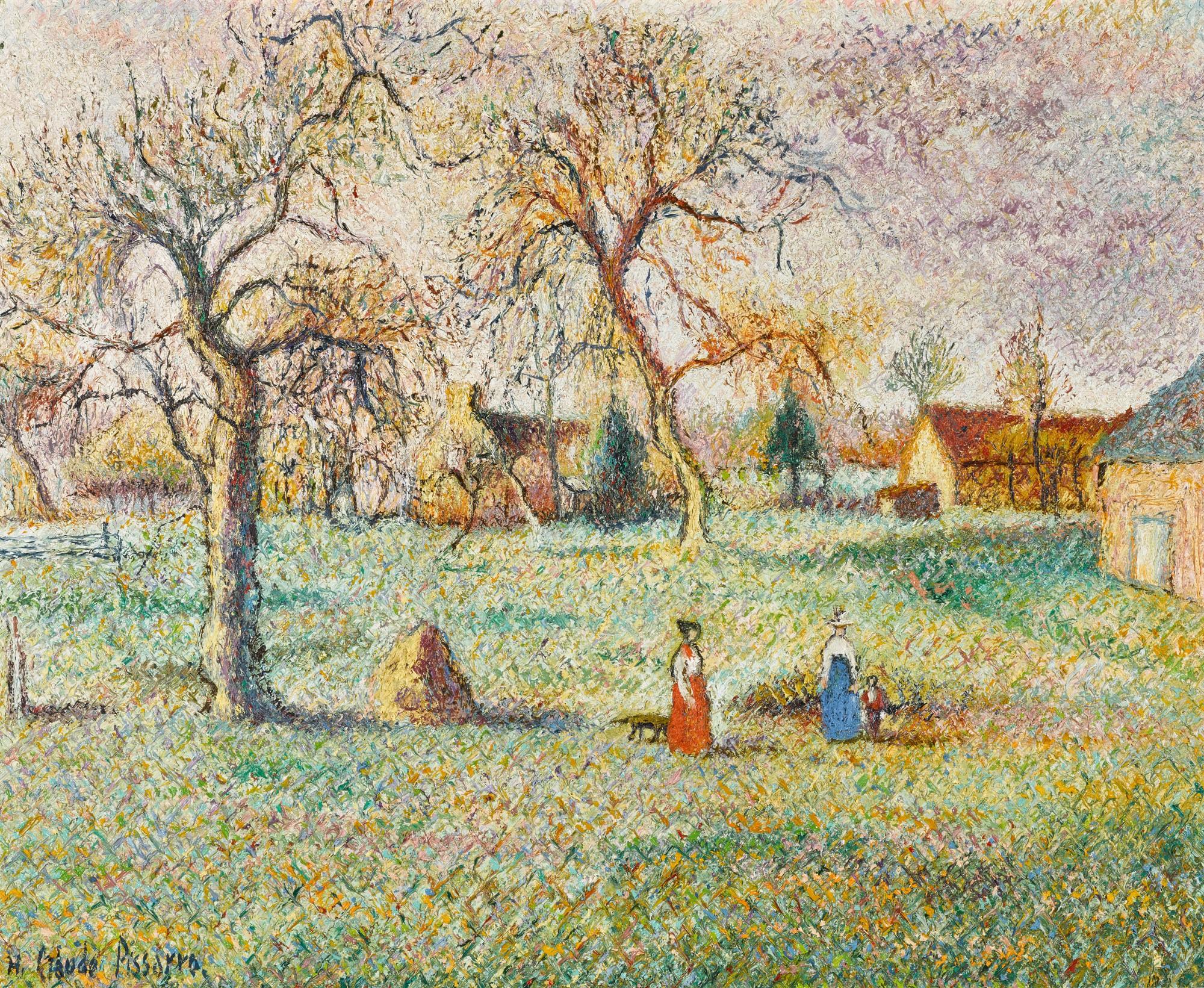 H. Claude Pissarro - La ferme du poirier près d\'Athis