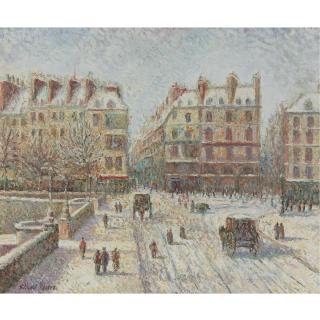 H. Claude Pissarro - Paris Le Pont Neuf