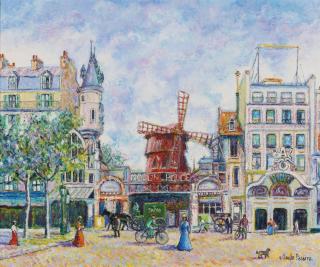 H. Claude Pissarro - Petit Matin Au Moulin Rouge