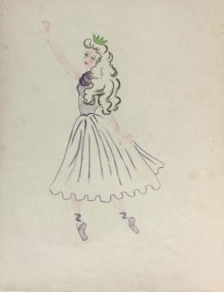 H.M. Beatrix van Oranje-Nassau - A ballerina with a crown