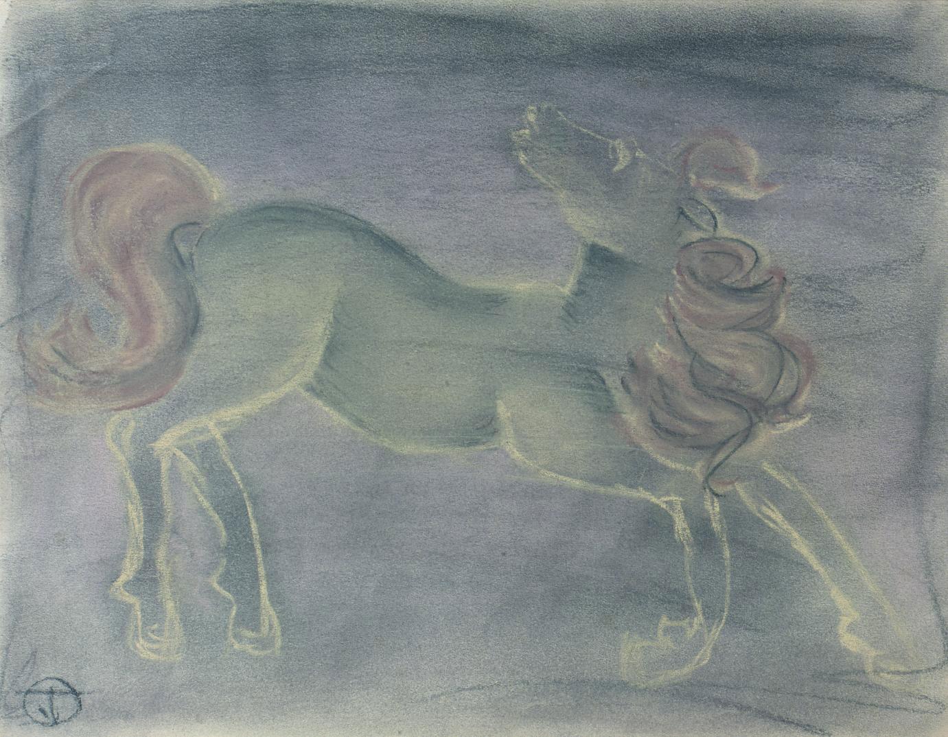 H.M. Beatrix van Oranje-Nassau - A horse