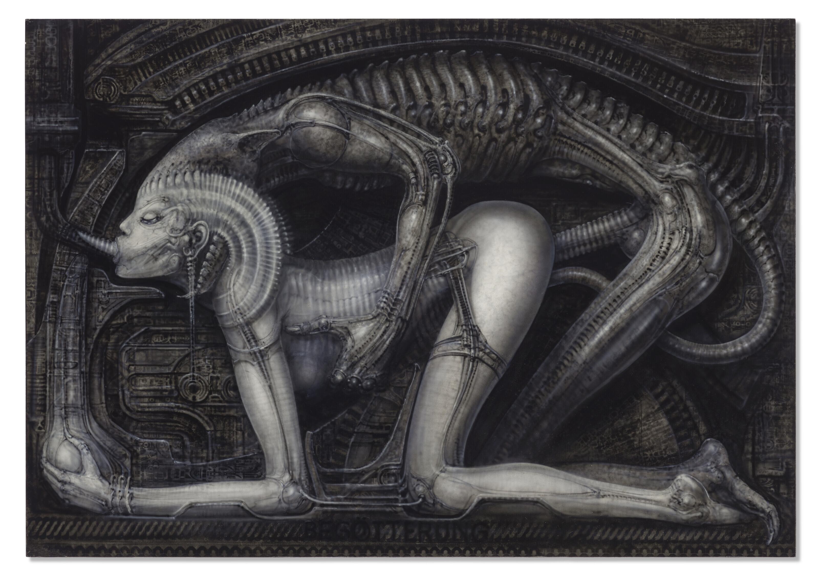 H.R. Giger - Erotomechanics XI (Begötterung) [Deification]