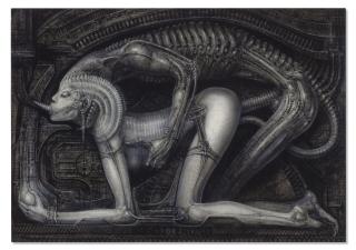 H.R. Giger - Erotomechanics XI (Begötterung) [Deification]