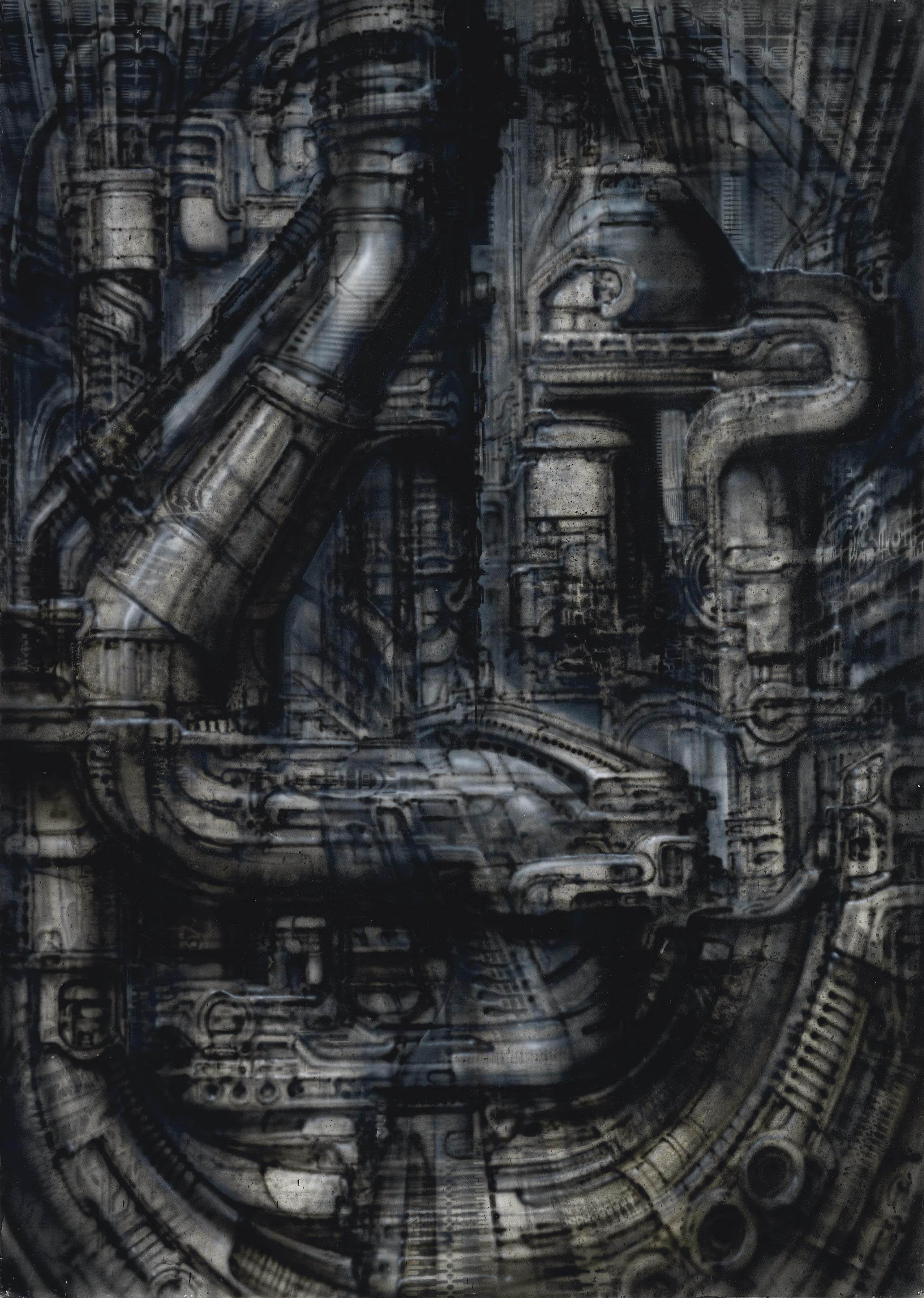 H.R. Giger - Stadt I, 1983-86