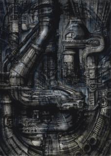 H.R. Giger - Stadt I, 1983-86