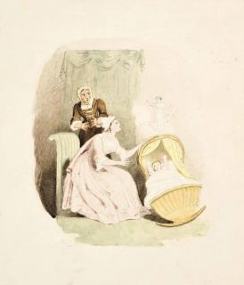 H.R.H. Queen Victoria - A fairy visiting the nursery