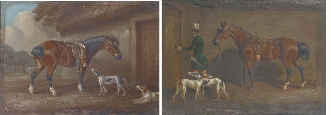 H. S. Cottrell - Setting off for a day\'s shooting; and At the end of the day