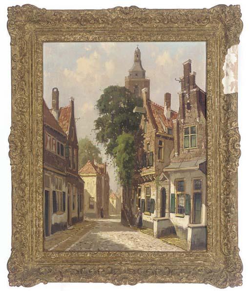 H. Ten Hoven - A peaceful Dutch backstreet