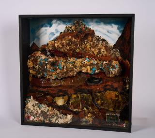 Ha Schult - Bezeichnung: Bezeichnet, datiert, betitelt und signiert verso: Oeuvre No: 0.155 Entstehungsjahr 1972 April Mai Juni \