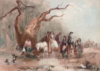 Hablot Knight Browne - Crossing the pond