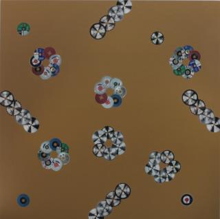 Haegue Yang - Hardware Store Collage - Bauhaus Circle Saw Blades #1