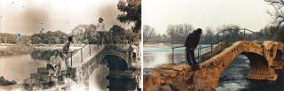 Hai Bo - Bridge (diptych)