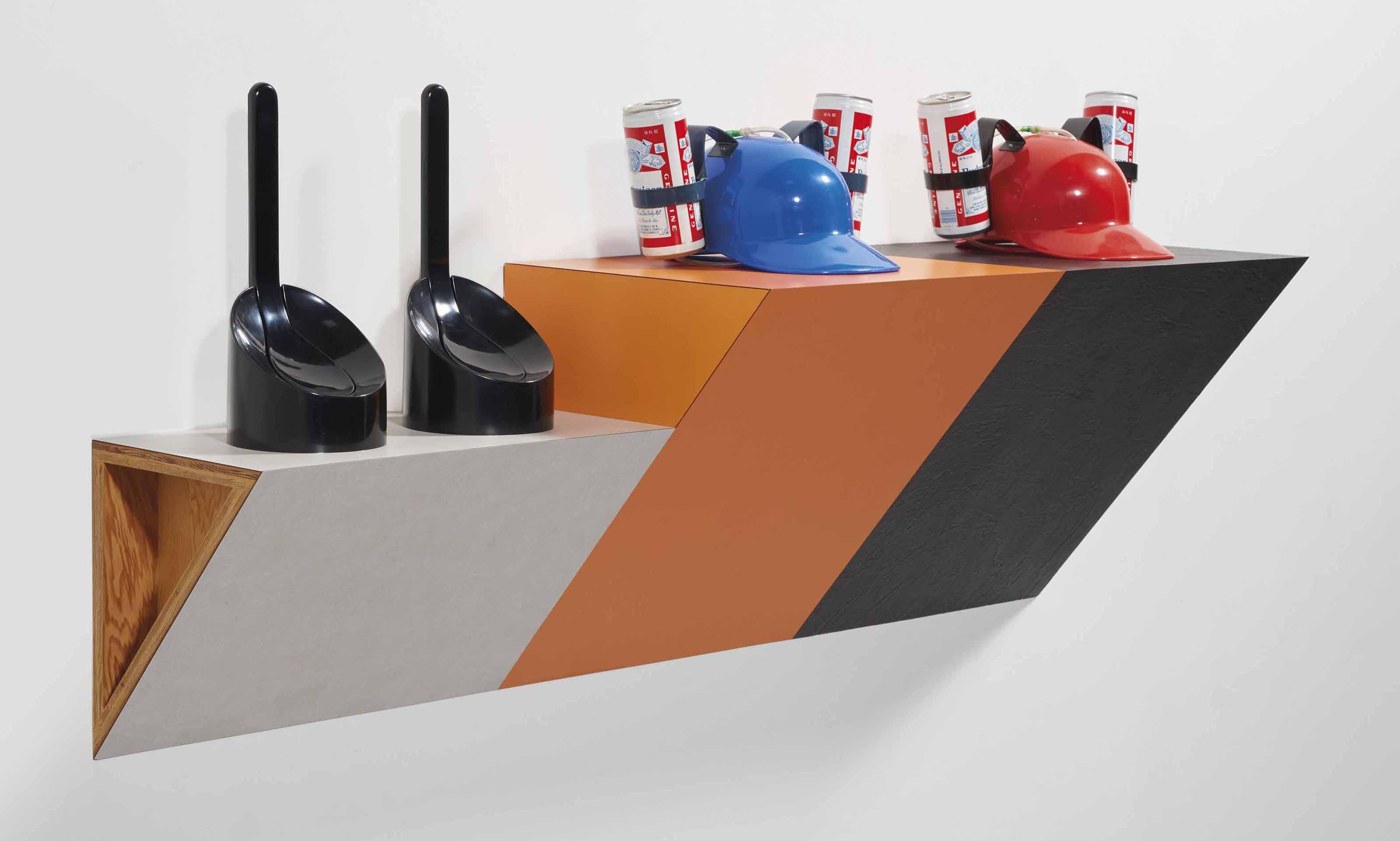 Haim Steinbach - exuberant relative #1