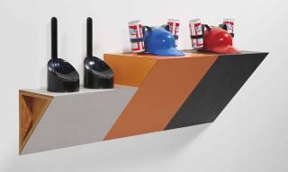 Haim Steinbach - exuberant relative #1