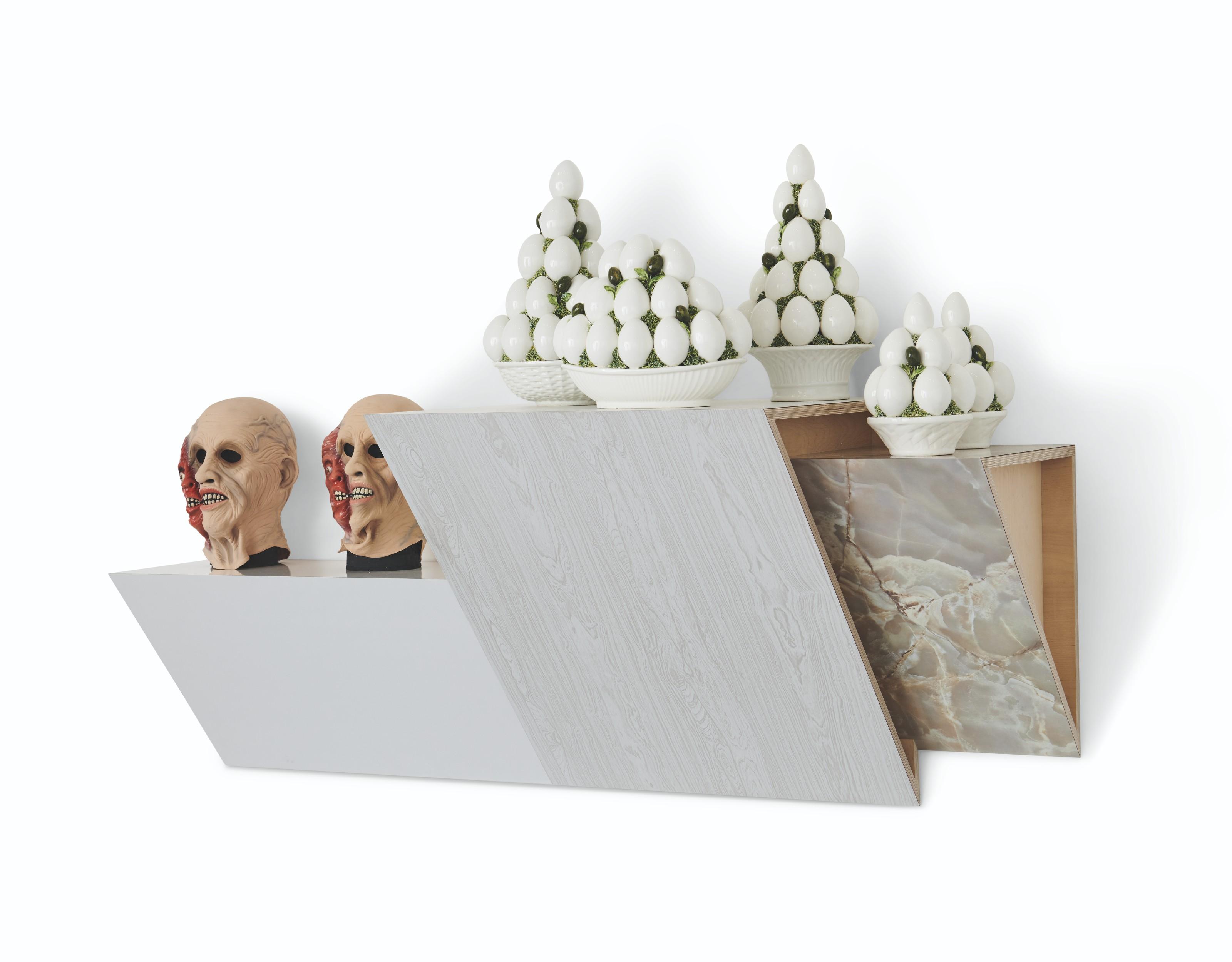 Haim Steinbach - gelded eyes #2