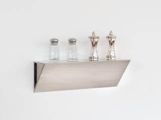 Haim Steinbach - Untitled (Halco and Tour d’Argent Salt and Pepper Shakers).