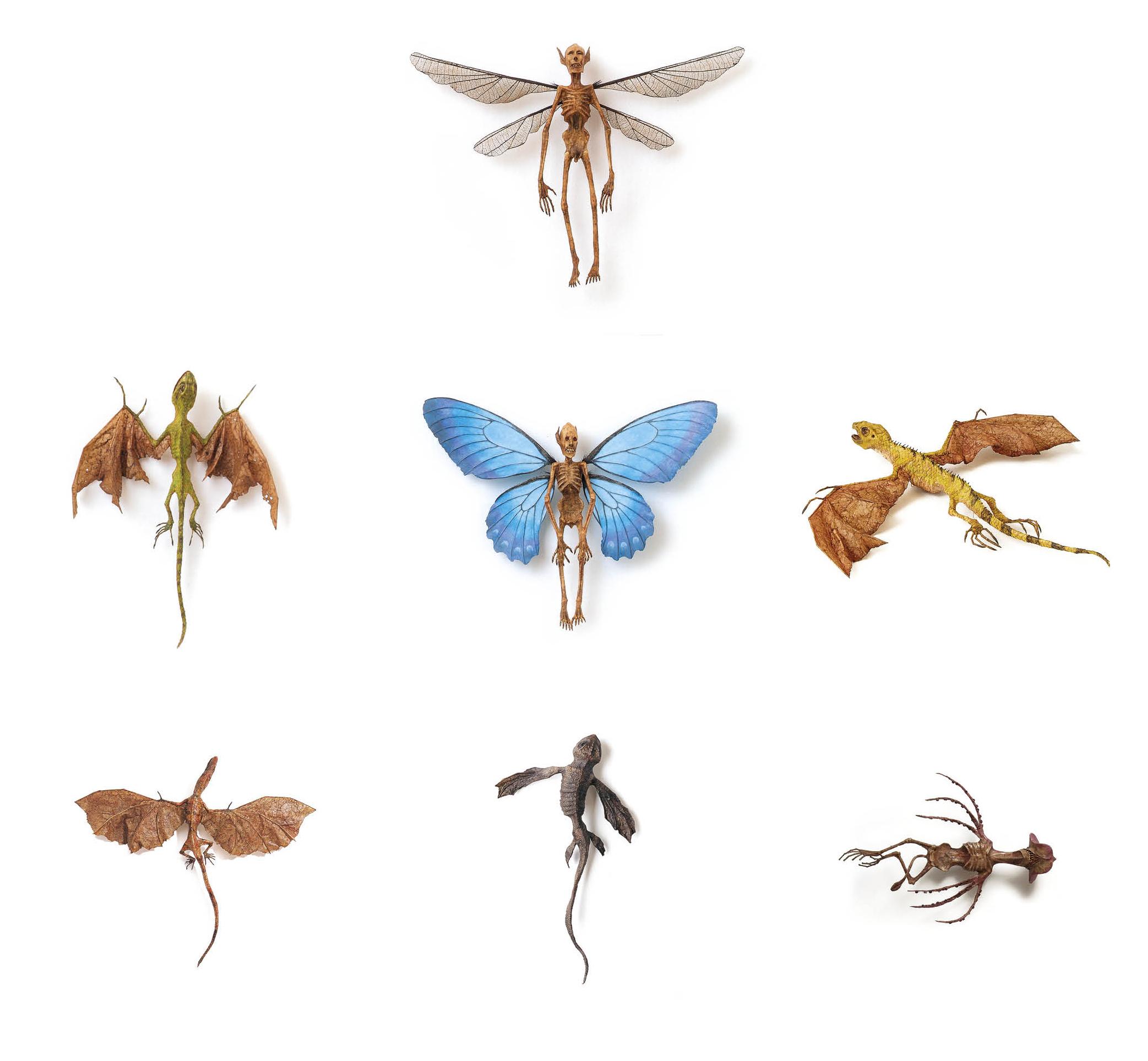 Hajime Emoto - Homo Pumilus Gidoronia (Male); Draconis Smaragdus; Homo Pumilus Gidoronia (Female); Dragon; Red Wyvern; Sea Serpent ; & Luxuria/Miguel