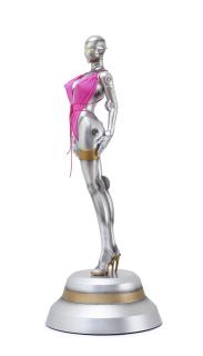 Hajime Sorayama - Sexy Robot 001 In Pink Bathing Suit