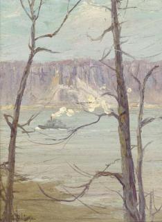 Hal Robinson - Hudson River Palisades