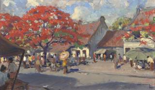 Hal Wichers - A sunny day at the market