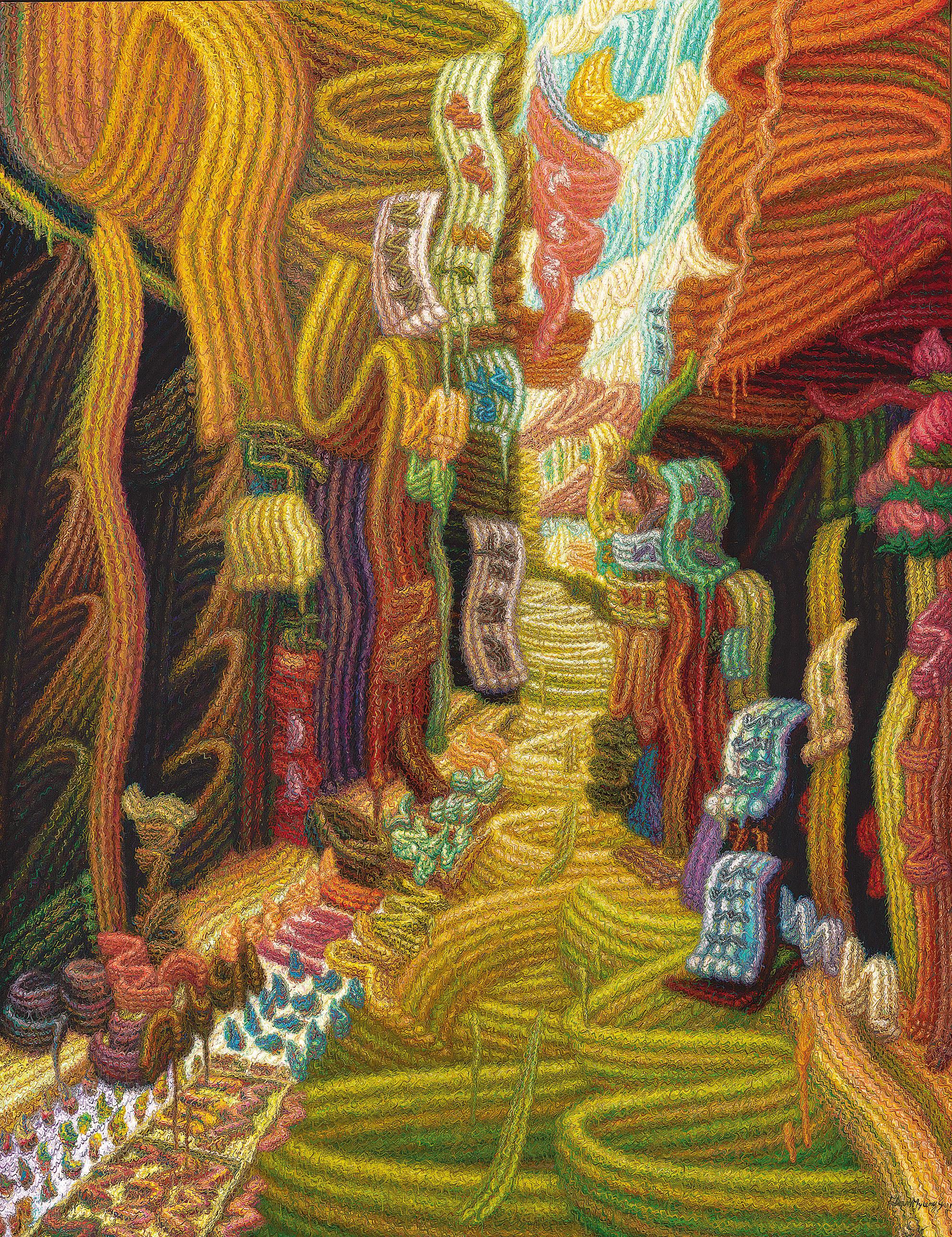 Ham Myung Su - Cityscape - An Alley