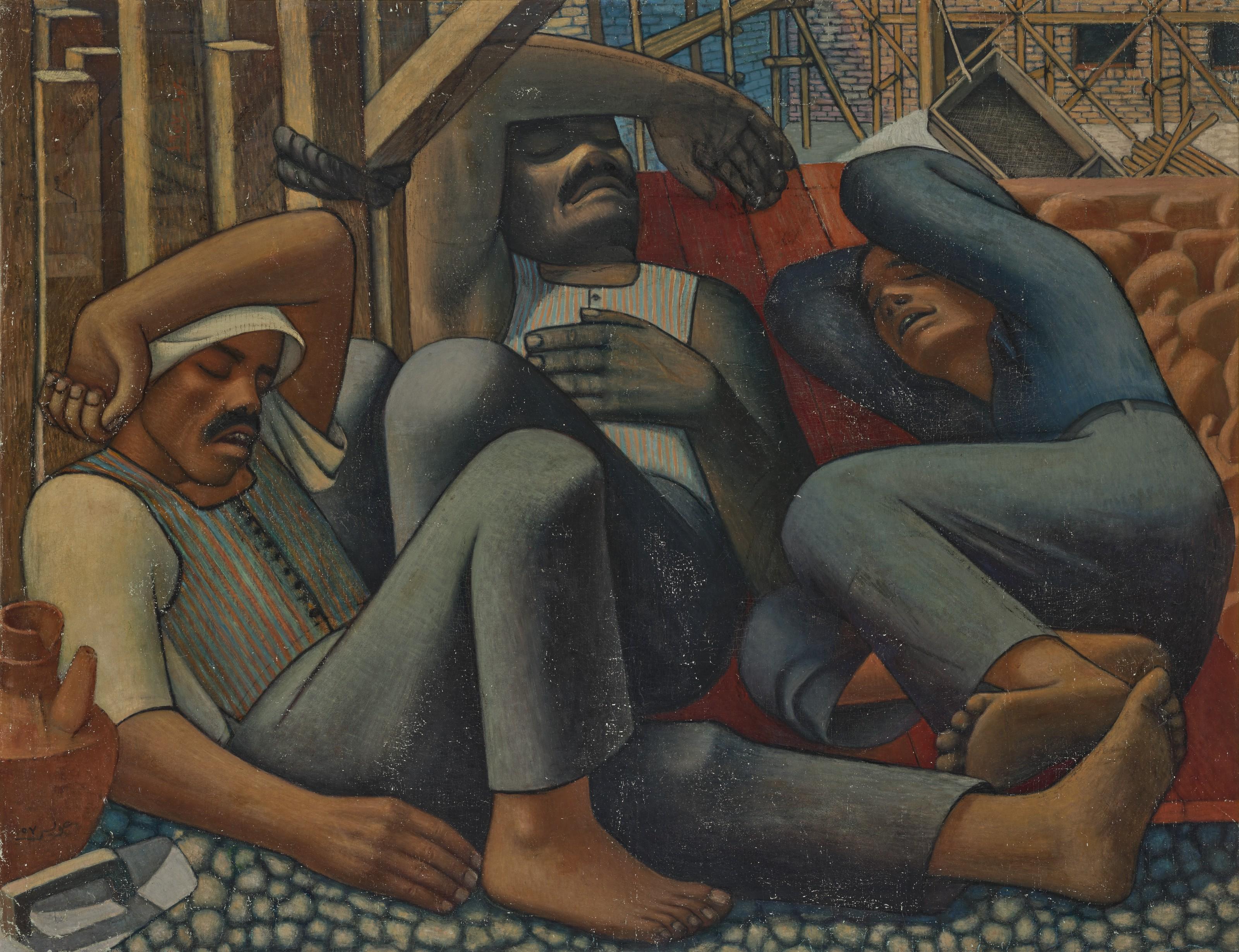 Hamed Ewais - Workers Resting