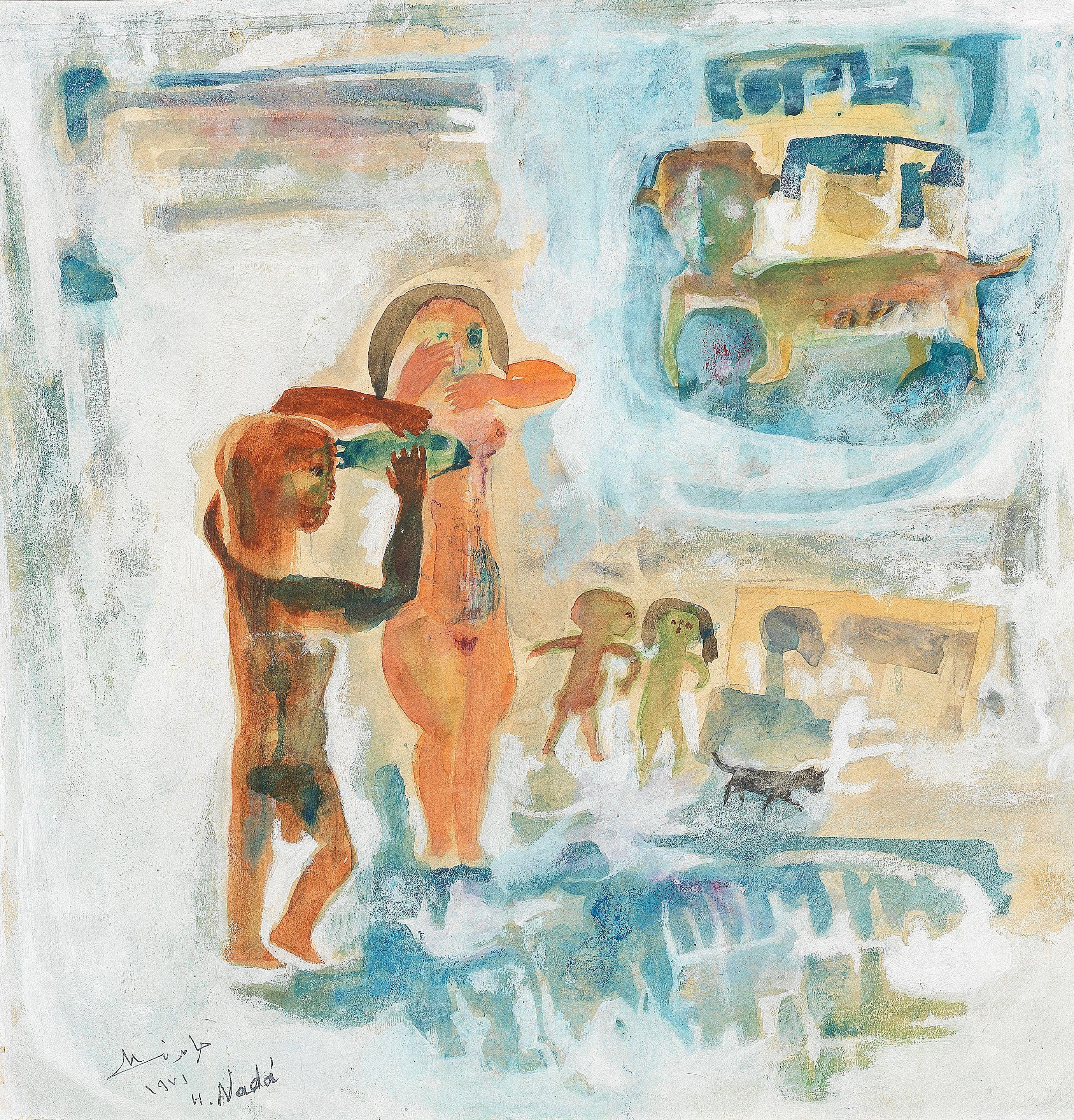 Hamed Nada - Adam, Eve and Children