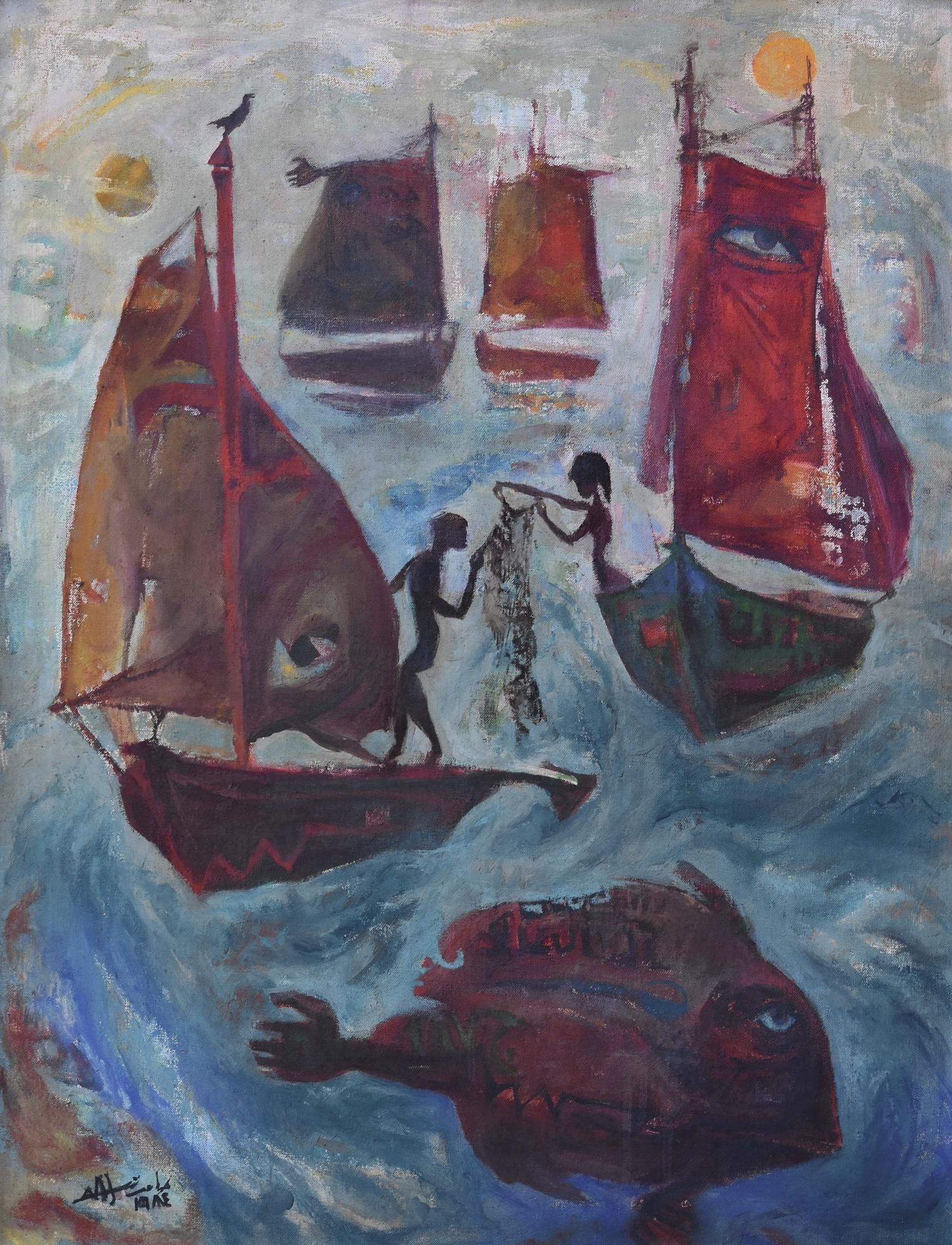 Hamed Nada - Egyptianuntitled (Fishing Boats)