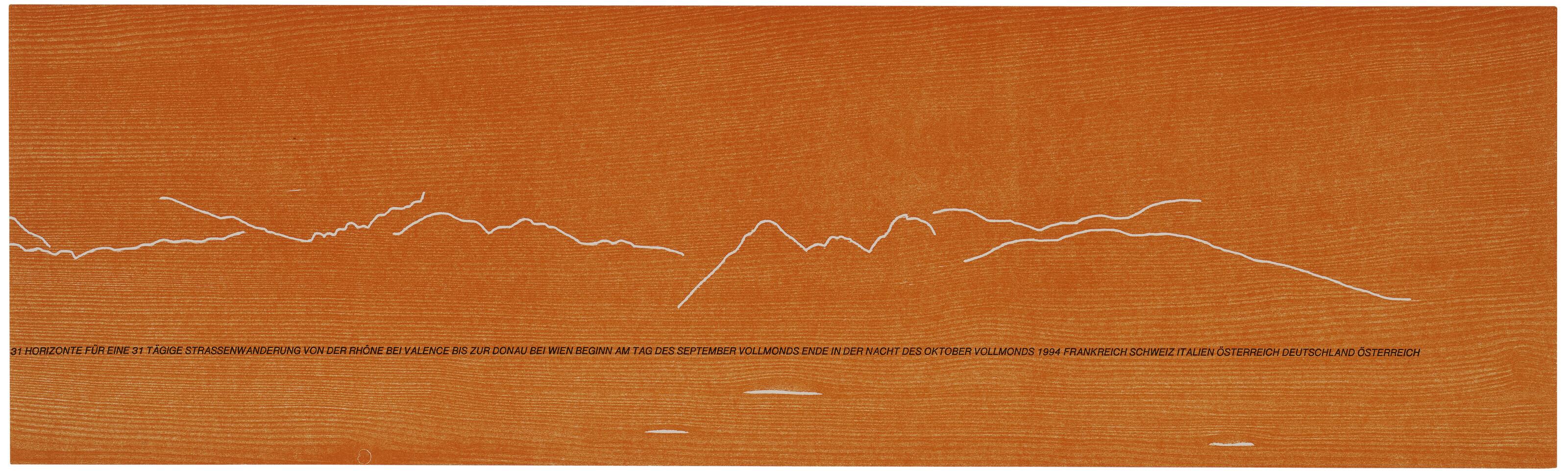 Hamish Fulton - 31 Horizons