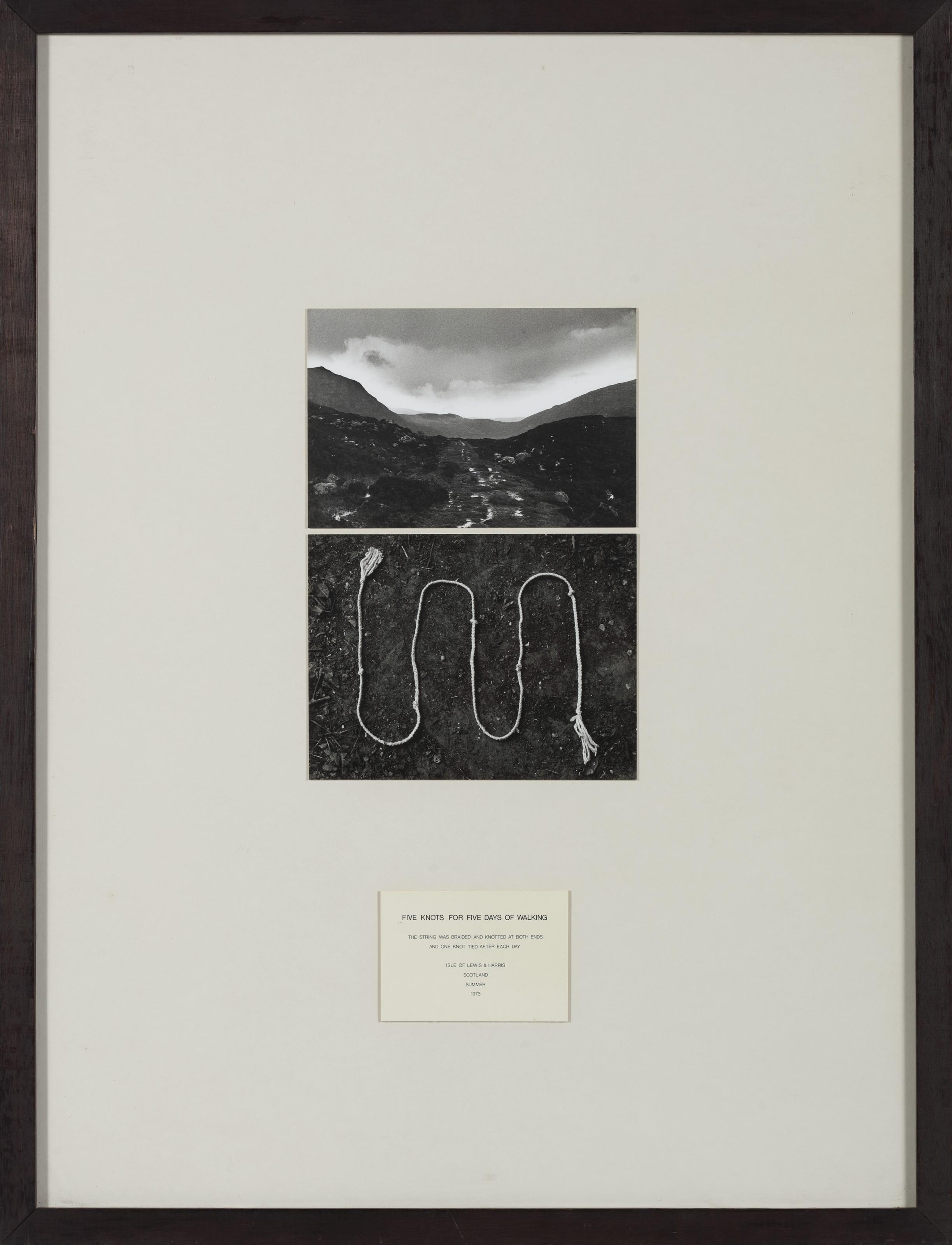 Hamish Fulton - Five Knots for Five Days of Walking